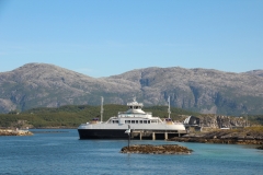 Le terminal du ferry est minimaliste