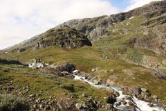 un ruisseau aux eaux bleu...glacier